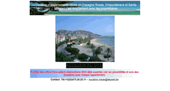 Desktop Screenshot of locationrosas.be